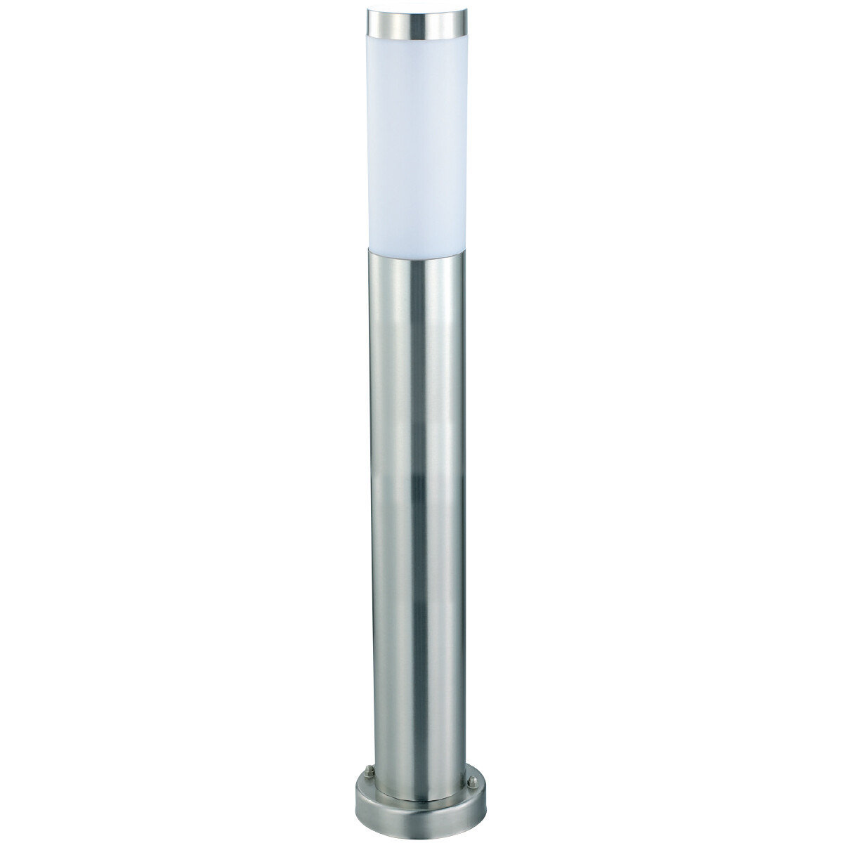 LED Tuinverlichting - Staande Buitenlamp - Laurea 5 - E27 Fitting - Rond - RVS - Philips - CorePro Lustre 827 P45 FR - 5.5W - Warm Wit 2700K