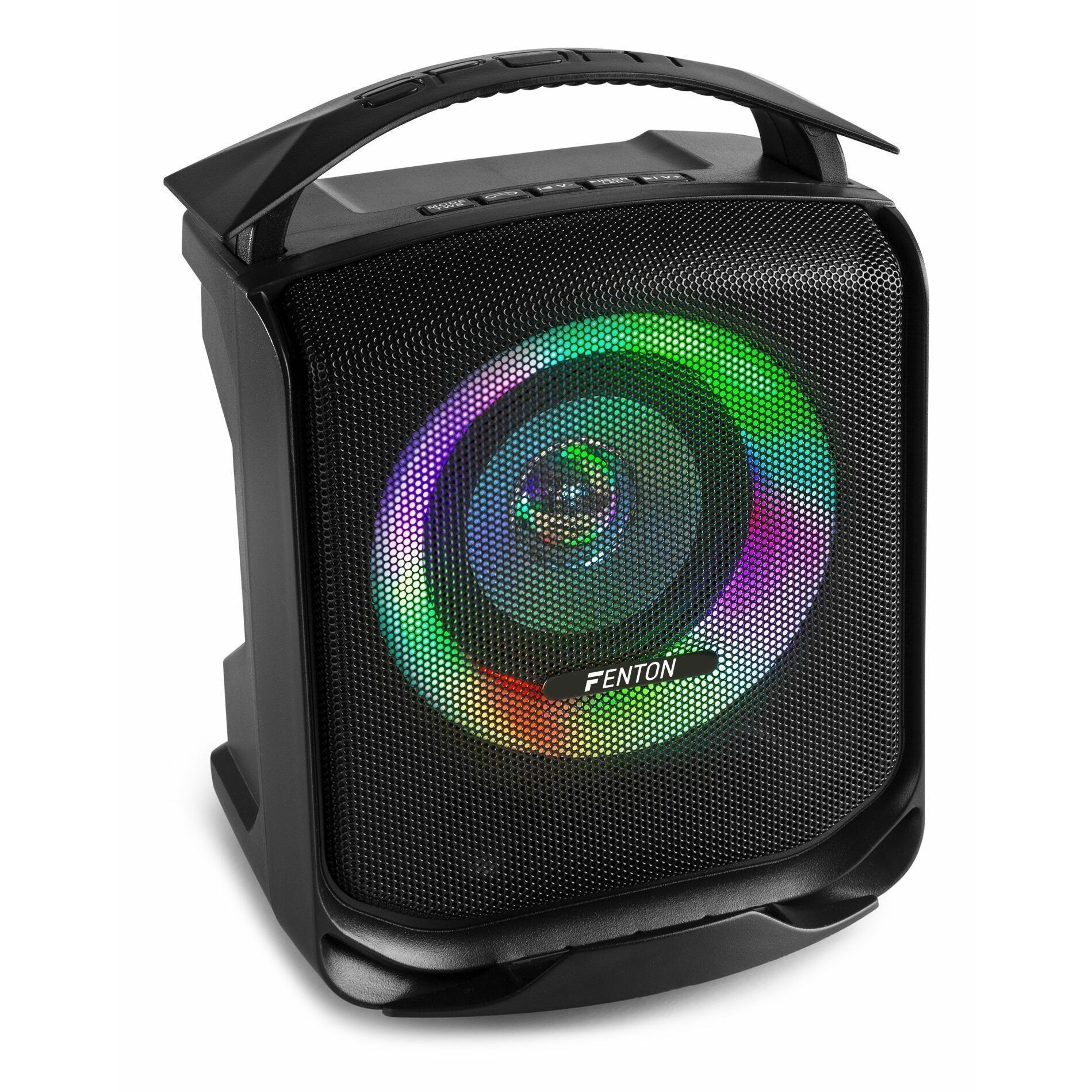 Retourdeal - Fenton Sputnik 1 party speaker met accu en licht - 40W