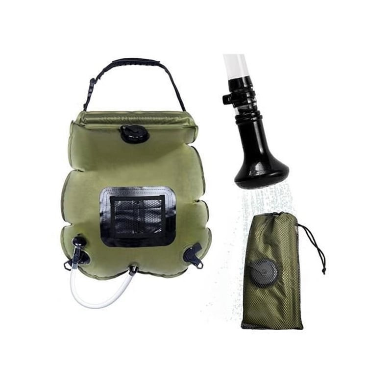 Camping Douche Op Zonne-Energie - Zonnedouche - 20 Liter - Met Temperatuurindicator