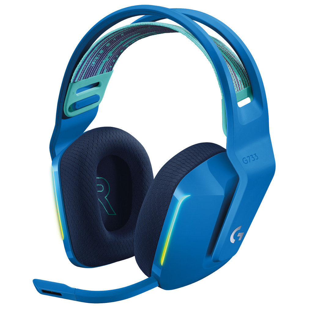 Logitech G733 LIGHTSPEED Wireless Gaming Headset Blauw