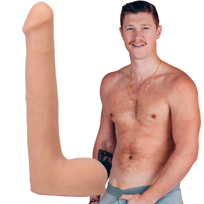 Doc Johnson Oliver Flynn - Realistic ULTRASKYN Dildo - 10 / 25 cm - Vanilla