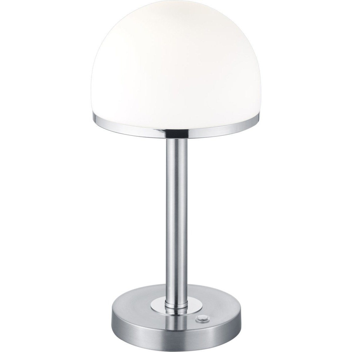 LED Tafellamp - Trion Berl - 4W - Warm Wit 3000K - Dimbaar - Rond - Mat Nikkel - Aluminium