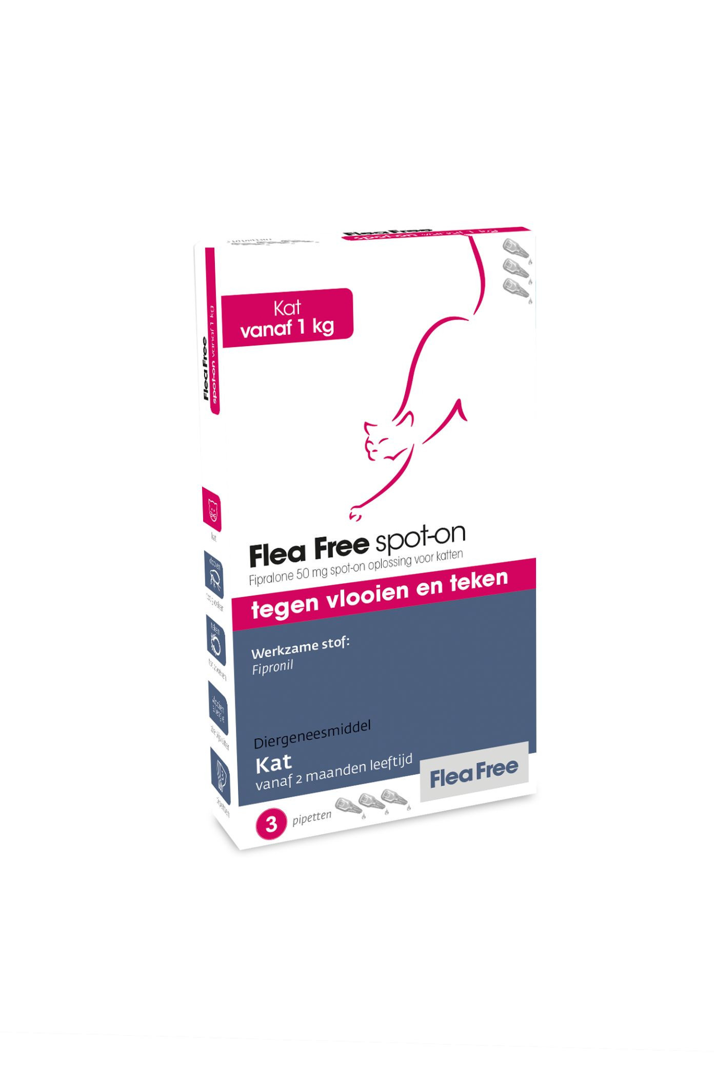 Flea Free Spot-On Kat 6 pipetten