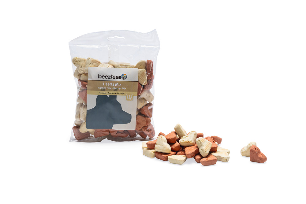 Beeztees Hartjes Mix hondenkoekjes 400 gram