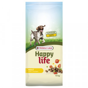 Happy Life Adult met kip hondenvoer 15 kg