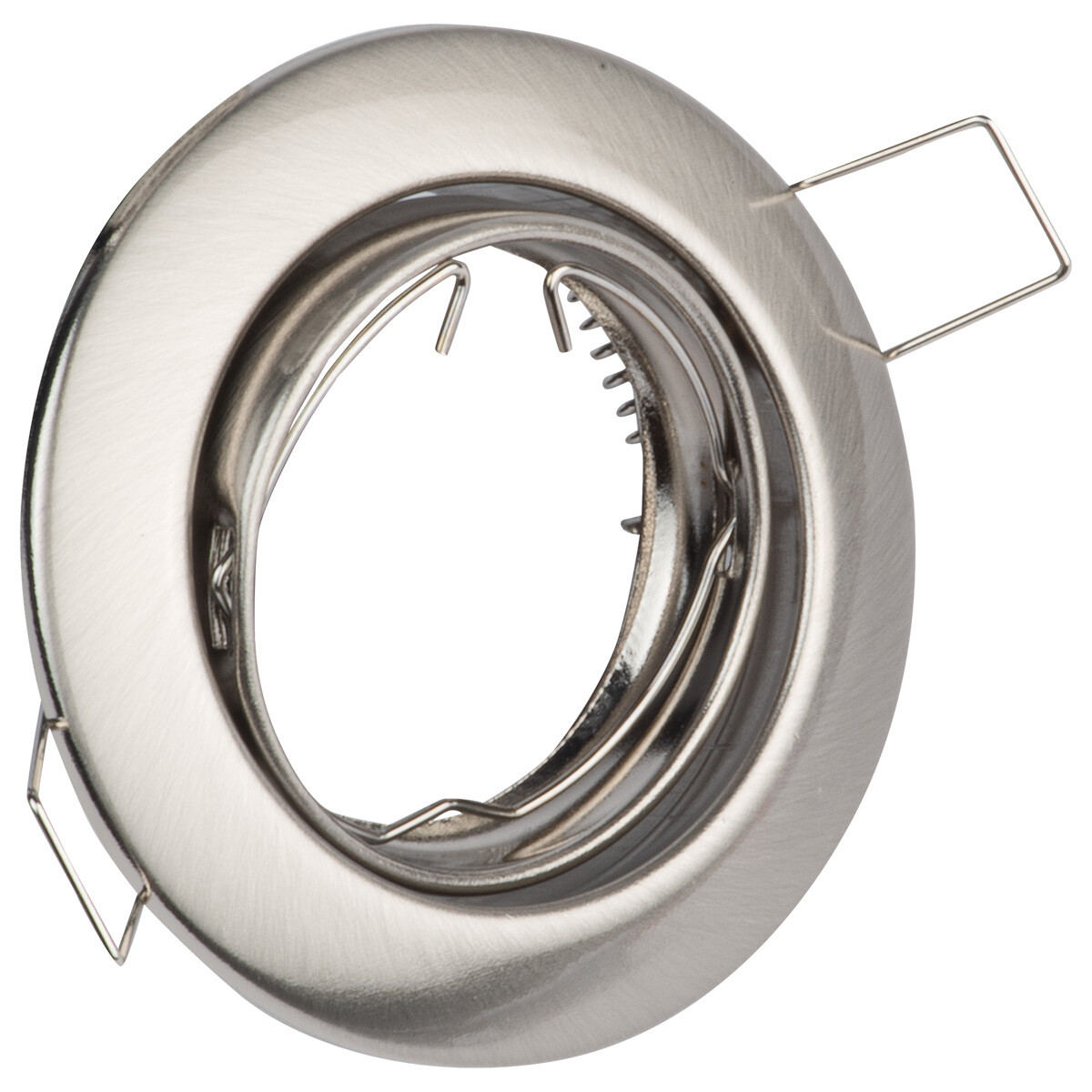 Spot Armatuur GU10 - GU10 Inbouwspot - Rond - Chroom - Aluminium - Kantelbaar Ø82mm