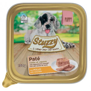 Stuzzy Paté met kip puppy hondenvoer 150 gr. 4 trays (88 x 150 g)