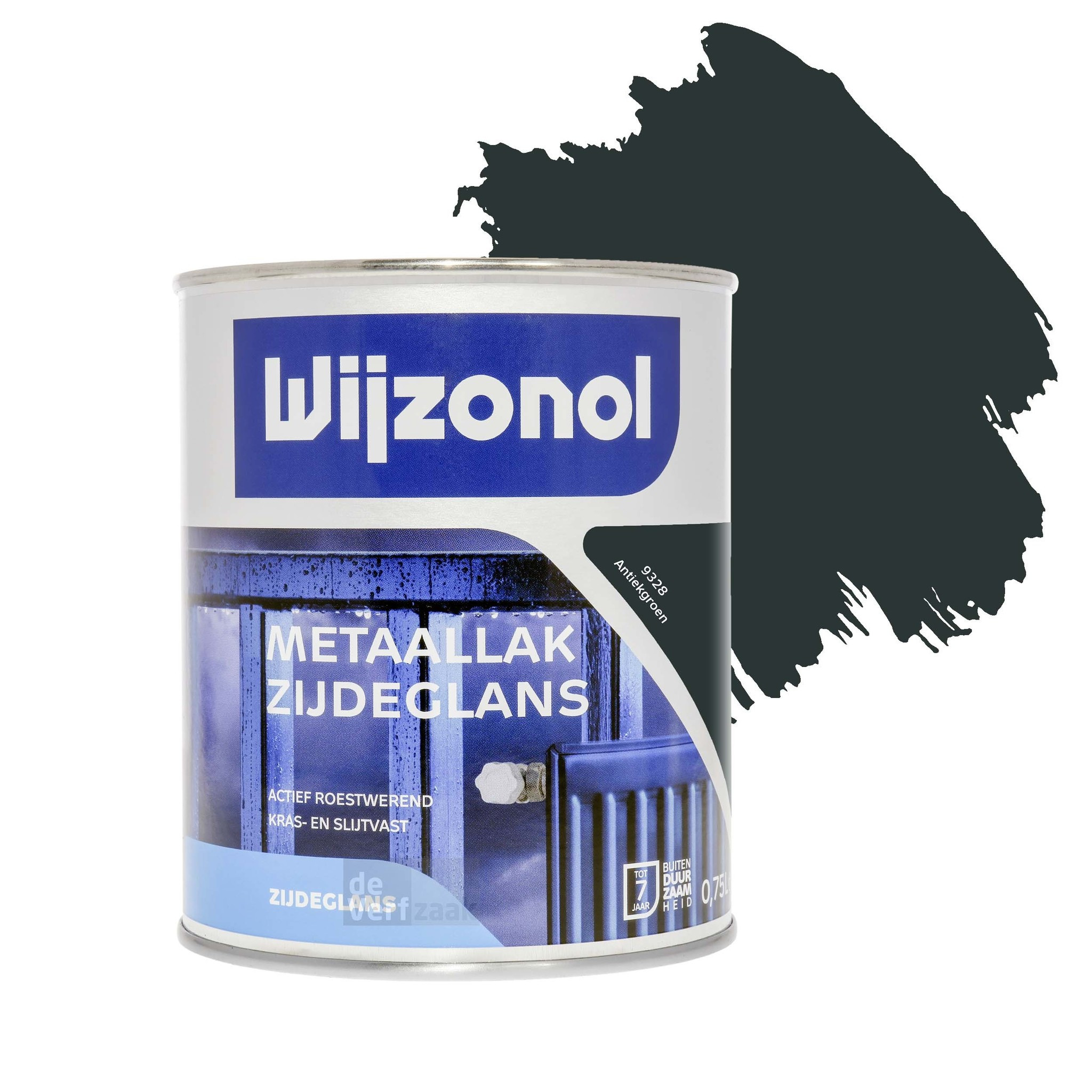 Wijzonol Metaallak Zijdeglans 9328 Antiekgroen