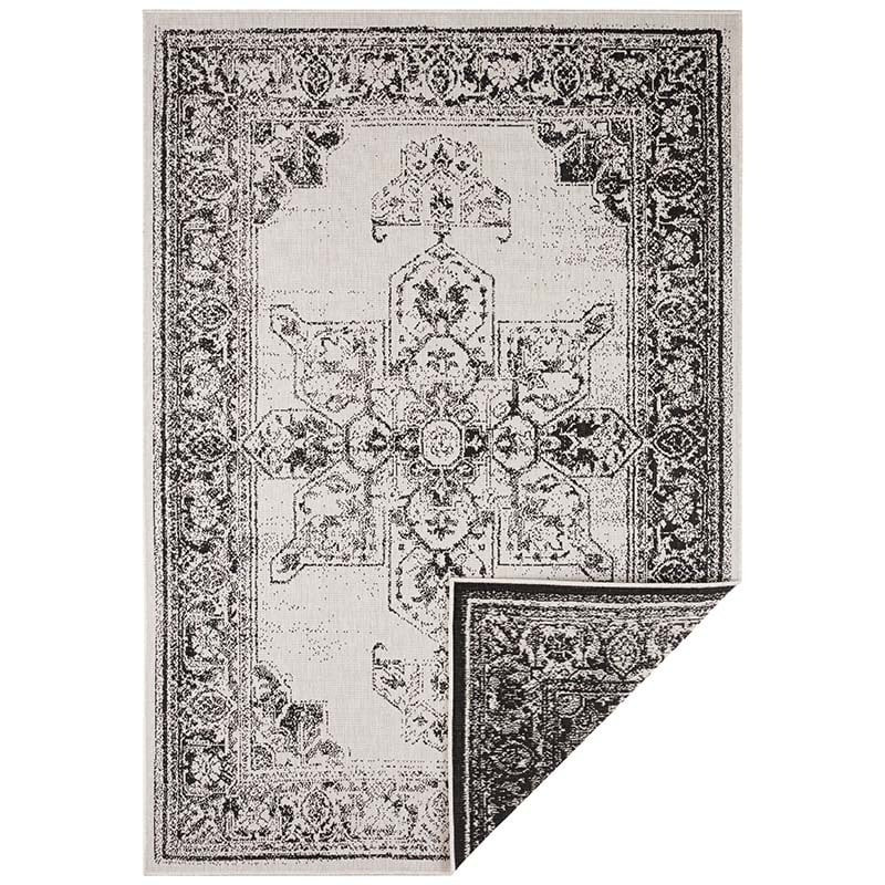 Dubbelzijdig Vloerkleed Borbon Zwart - NORTHRUGS Twin Supreme - 200x290 cm - Rechthoek - Dekbed-Discounter.nl