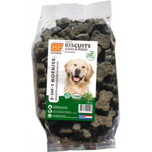 BF Petfood 3-in-1 Biscuits hondenkoekjes (naturel) 500 g