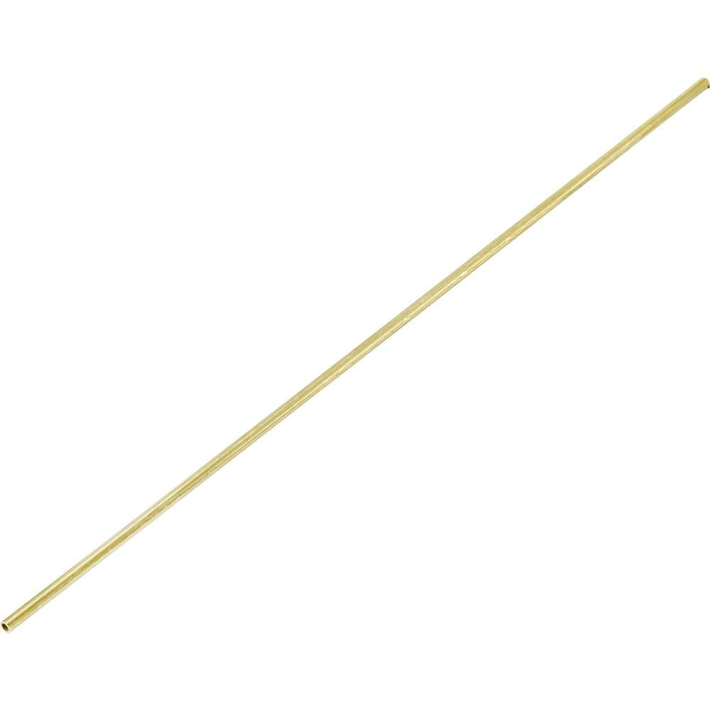 Reely Messing Buis Staaf (Ø x l) 1.5 mm x 500 mm Binnendiameter: 1.1 mm 1 stuk(s)