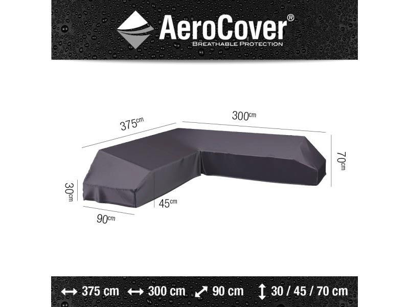 Loungeset platformhoes rechts 375x300x90xH30/45/70 cm - AeroCover