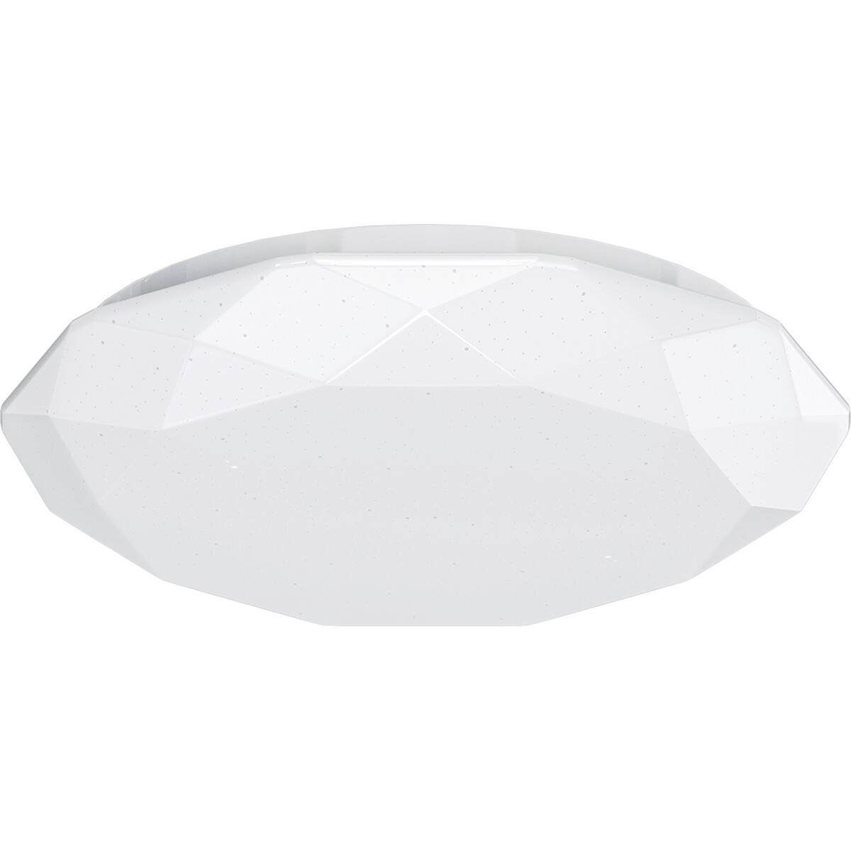 LED Plafondlamp - Aigi Dian - Opbouw Rond 20W - Helder/Koud Wit 6500K - Mat Wit - Aluminium