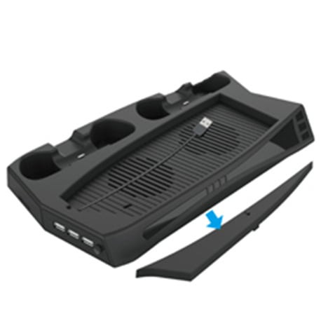 Dual Charging Dock Stand - Koelventilator -USB Hub voor PS5 gameconsoles