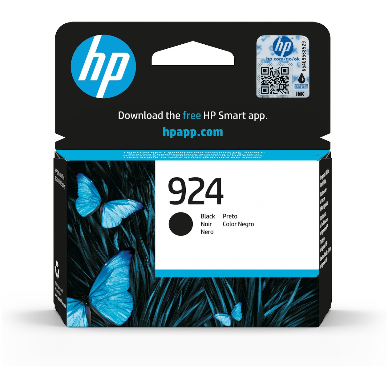 HP 924 Cartridge Inkt Zwart