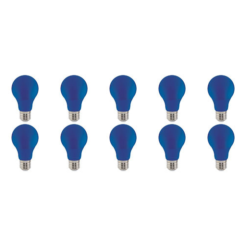 LED Lamp 10 Pack - Specta - Blauw Gekleurd - E27 Fitting - 3W