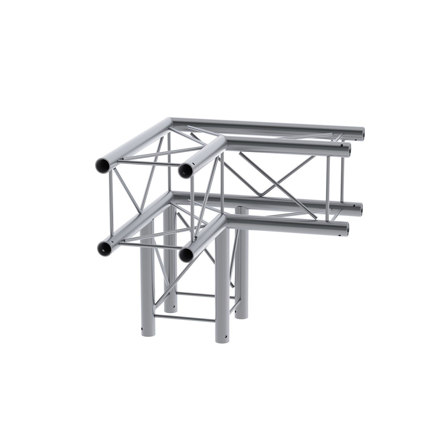 BeamZ Deco Truss P24-C30 vierkante truss 90° 3-weg hoek