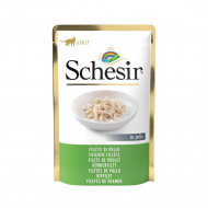 Schesir kipfilet (jelly) natvoer kat (zakjes 85 g) 1 doos (20 x 85 g)