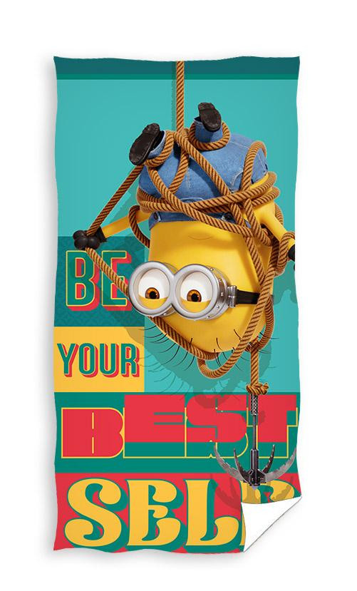 Minions strandlaken Be your Best Self 70 x 140 cm