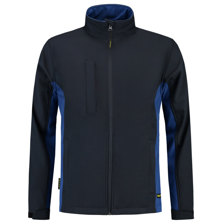 Tricorp softshell jack - Bi-Color - Workwear - 402002 - marine blauw/koningsblauw - maat M