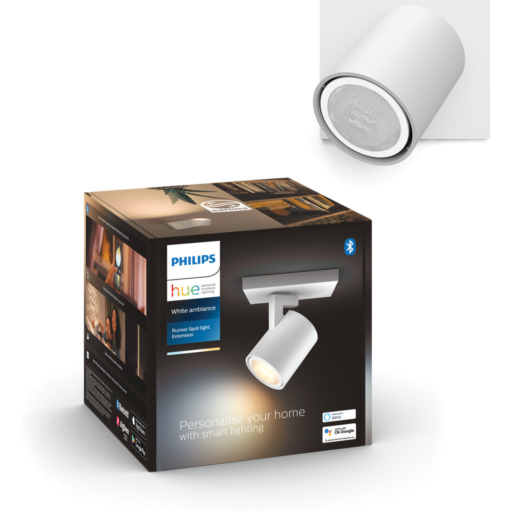 Philips Hue Runner 1-Spot opbouwspot White Ambiance Wit