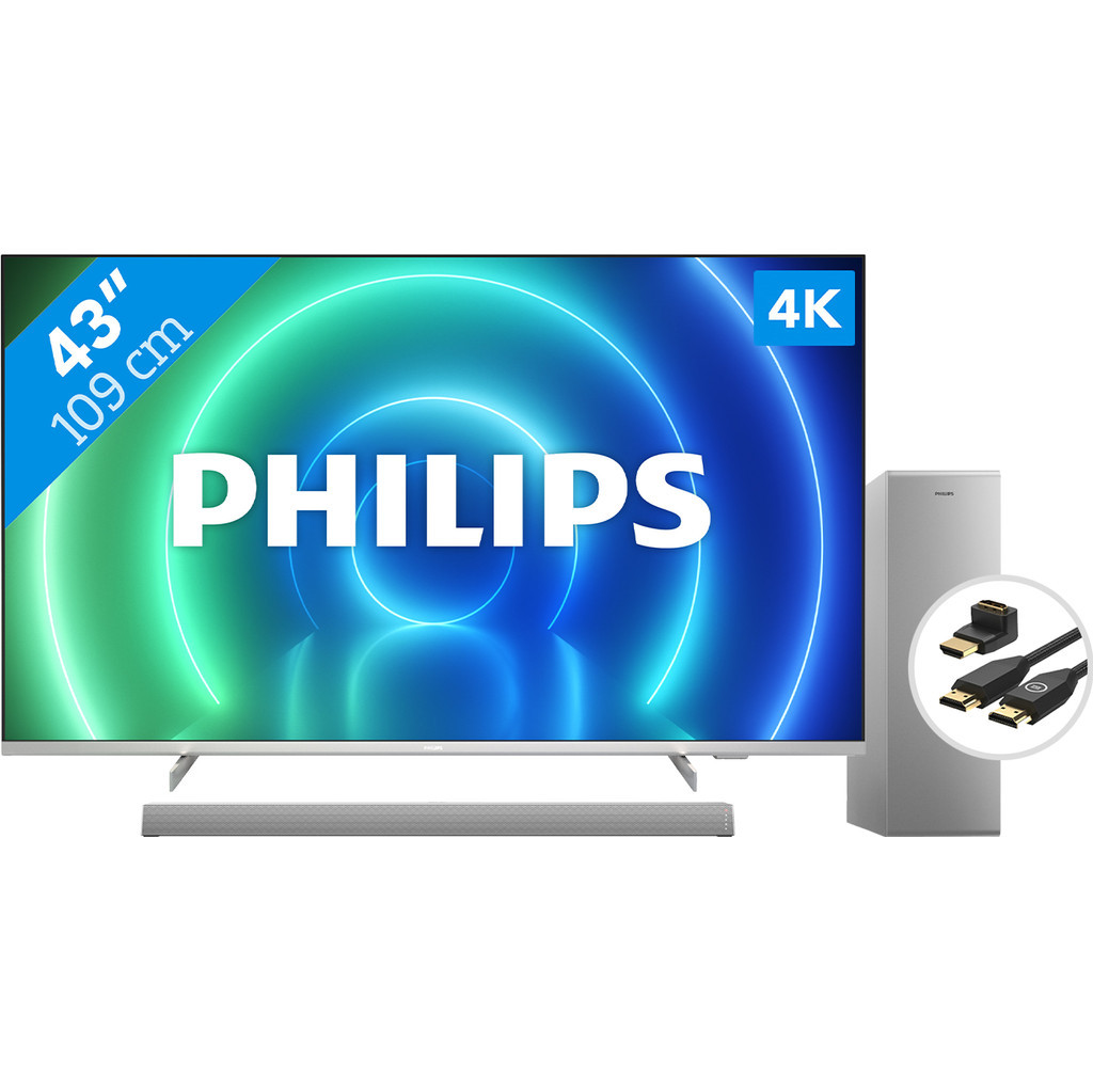 Philips 43PUS7556 + Soundbar + Hdmi kabel