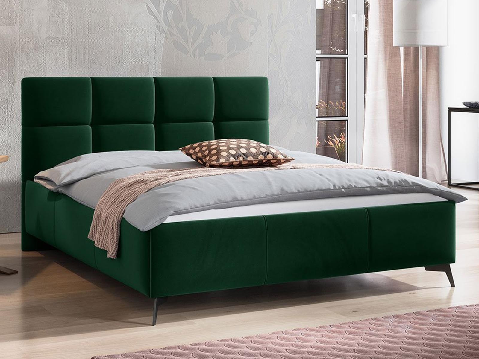 Tweepersoonsbed GENOA 160x200 cm groen