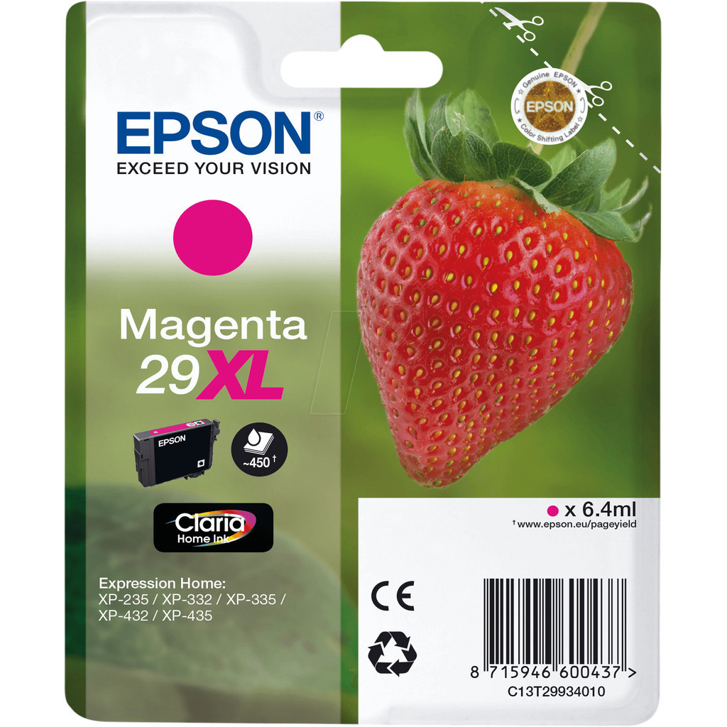 Epson 29XL Cartridge Magenta