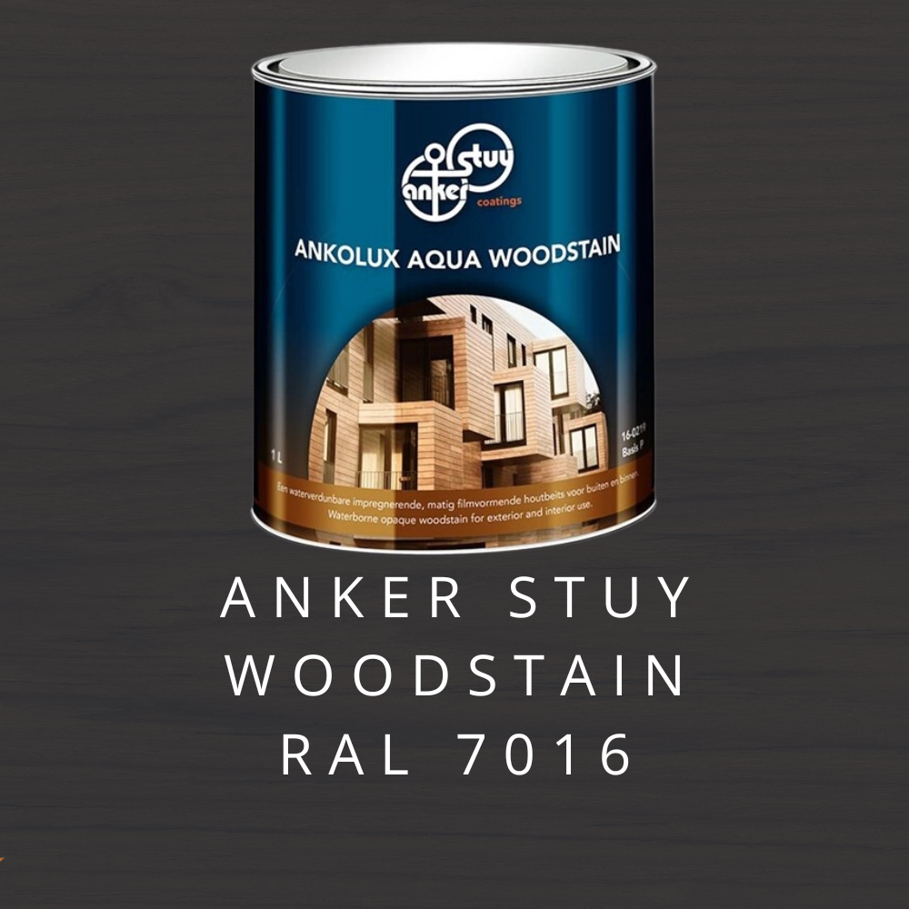 Anker Stuy Ankolux Aqua Woodstain DE RAL 7016