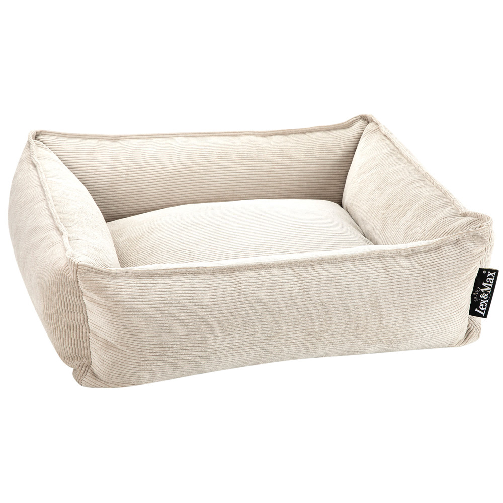 Lex & Max® Hondenbed Chicago, beige, Maat: 120 x 85 cm