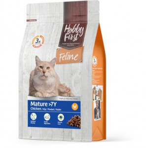 HobbyFirst Feline Mature 7+ kip kattenvoer 2 x 4,5 kg