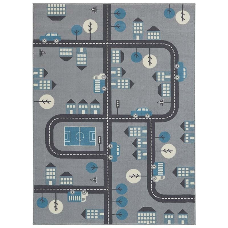 Vloerkleed Kids Town Multicolor - Hanse Home Adventures - 160x220 cm - Rechthoek - Dekbed-Discounter.nl