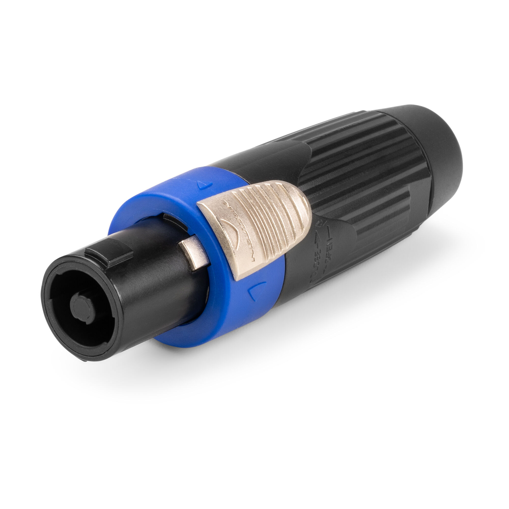 Neutrik - 4-polige Speakon Vrouwelijke Kabelconnector - zwart metaal -