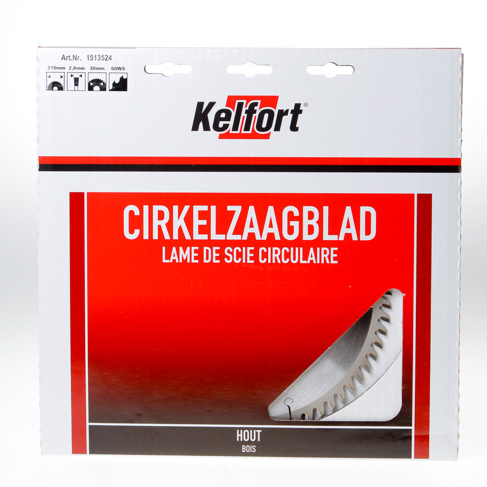 Cirkelzaagblad hm 210x30 60t