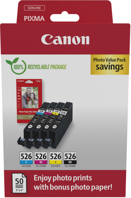 Canon CLI-526 Cartridges Combo Pack