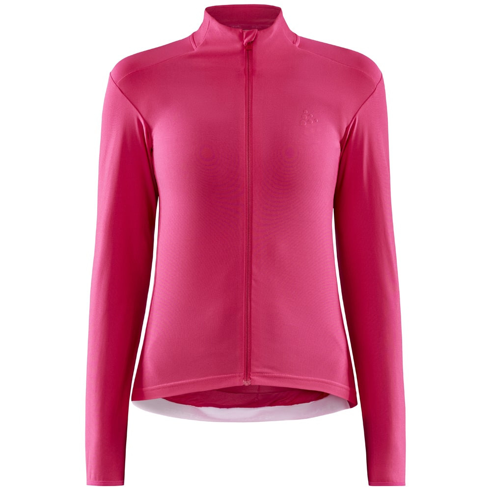 Fietsshirt - Craft Adv Essence Jersey lange mouw - XS - Dames - Roze