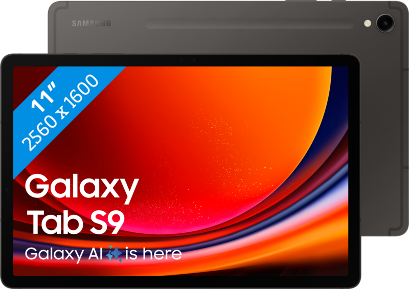 Samsung Galaxy Tab S9 11 inch 128 GB Wifi Zwart