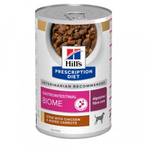 Hill&apos;s Prescription Diet Gastrointestinal Biome Digestive Care stoofpotje voor hond met kip & wortel (blik) 2 trays (24 x 354 g)