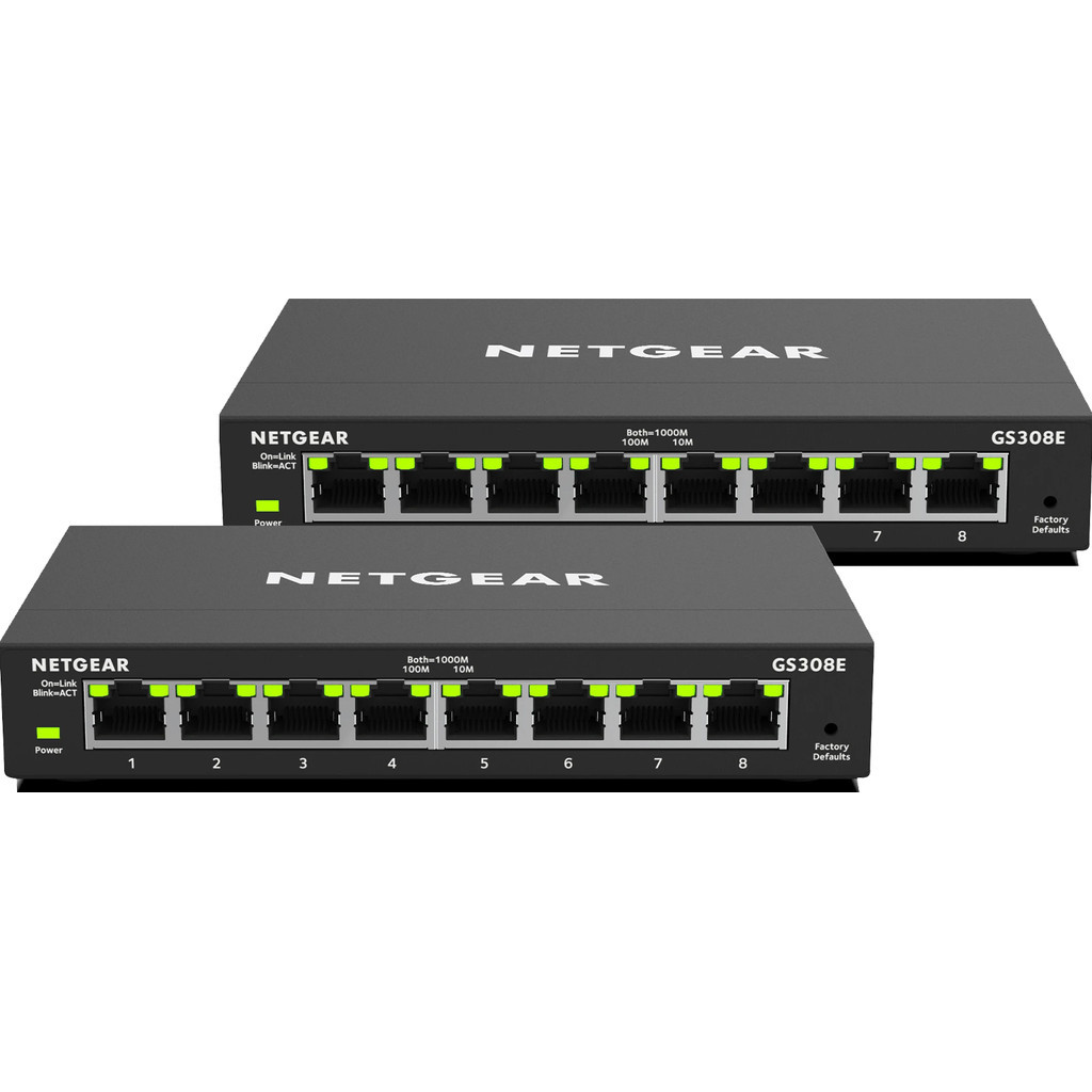 Netgear GS308E-100PES Duo Pack