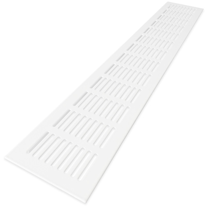 Ventilatiestrip Aluminium Lxh 500 X 80mm (g61-5008w) - Wit Ral9010