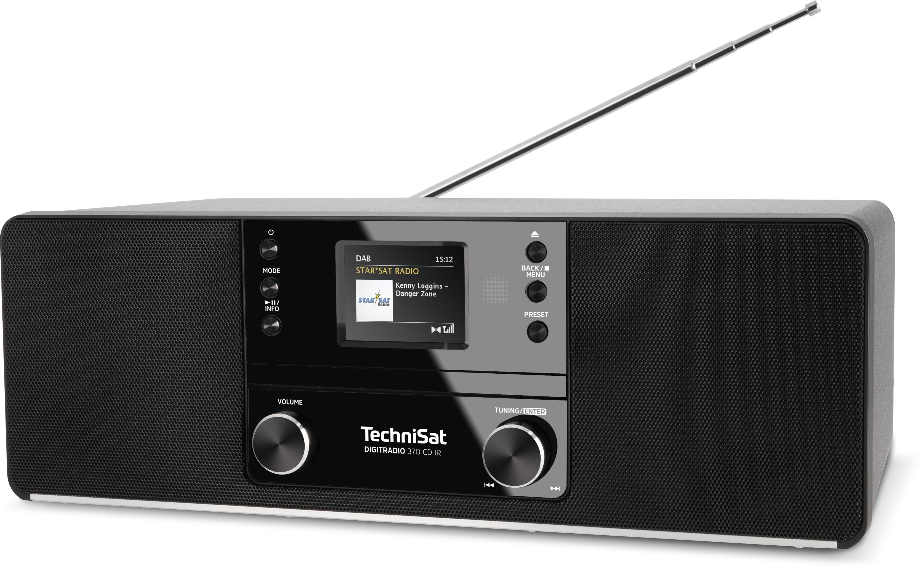 TechniSat Digitradio 370 CD IR Hybride radio Zwart