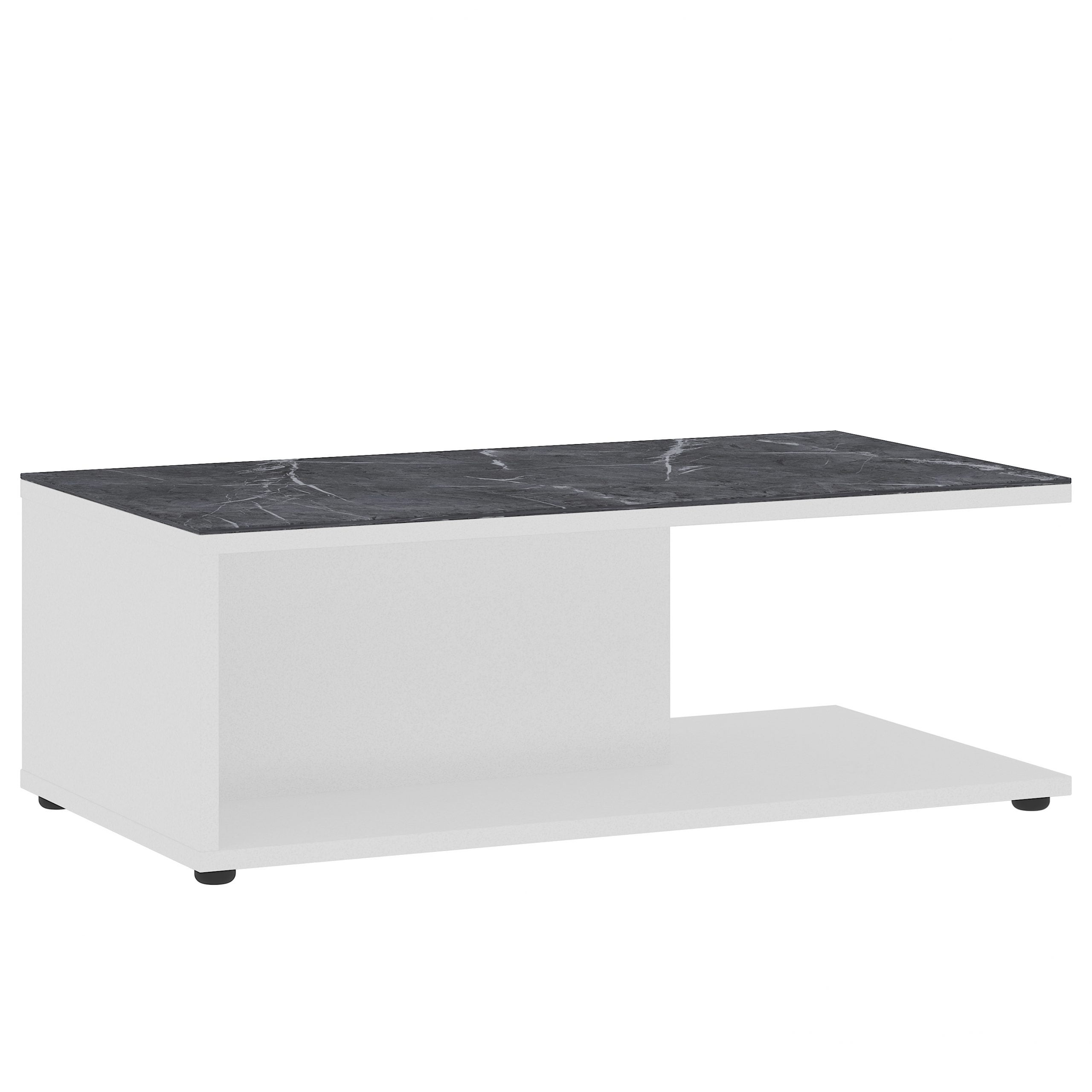 Salontafel Amalfi Wit-Grijs