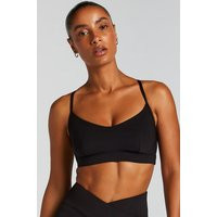 Hunkemöller HKMX Sport bh Level 1 Zwart