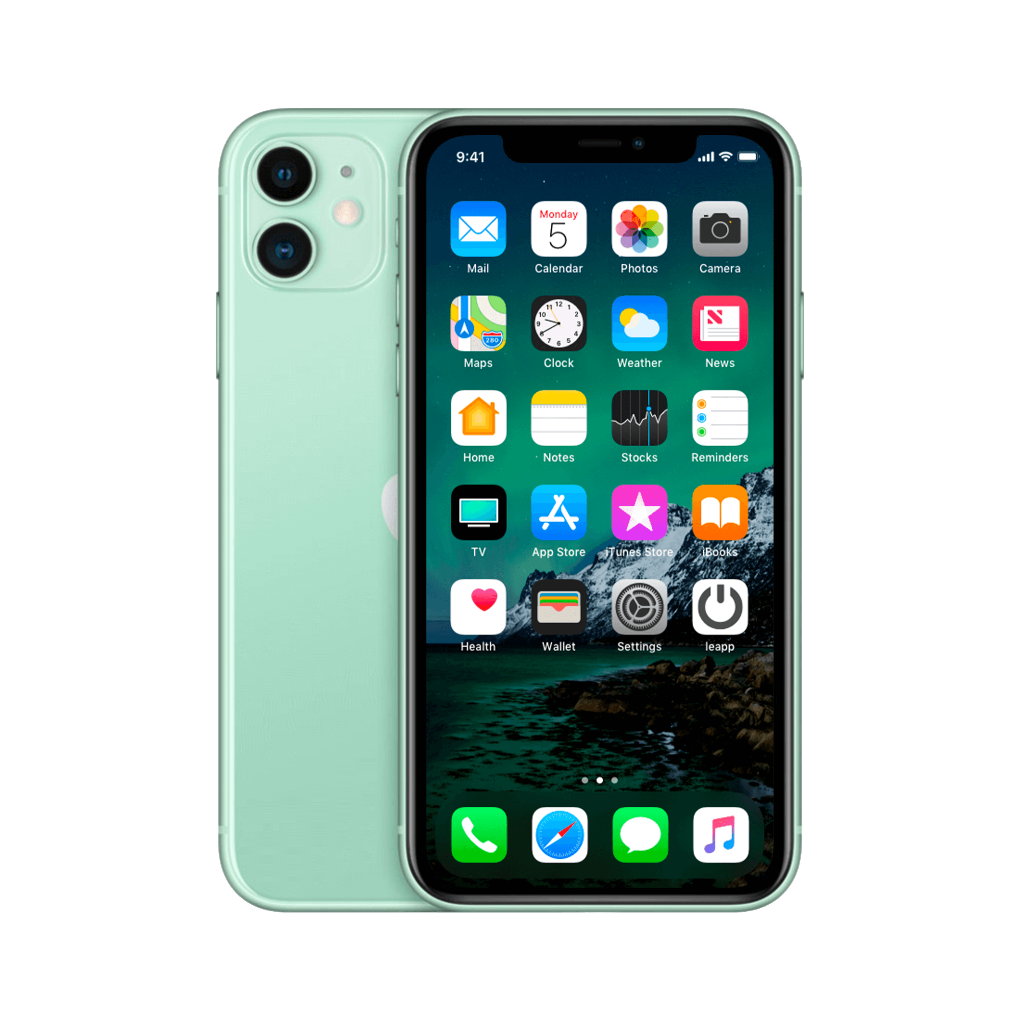 Refurbished iPhone 11 256 GB Groen Zichtbaar gebruikt