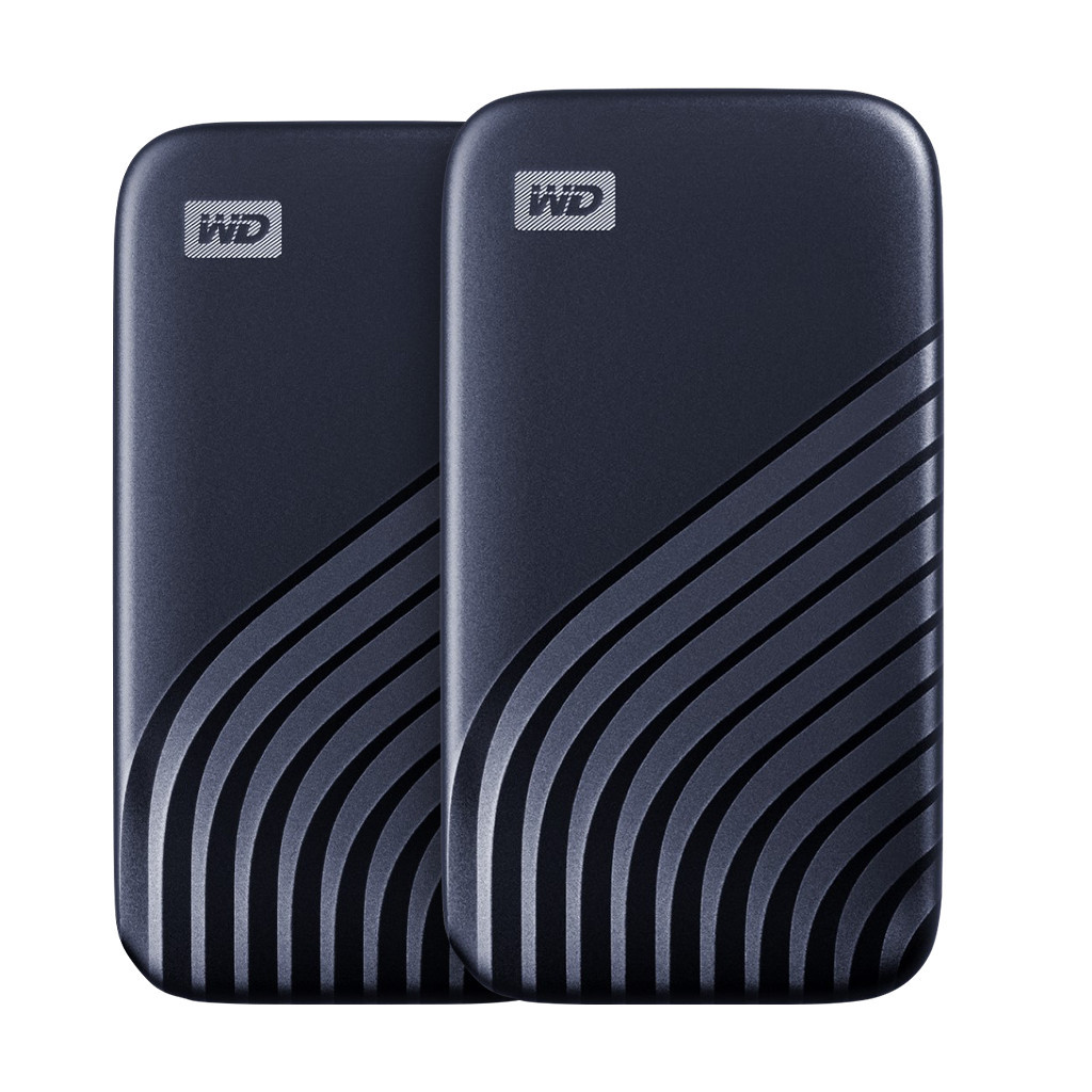 WD My Passport 1TB SSD Midnight Blue - Duo Pack