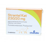 Strantel Kat ontwormingstablet voor de kat 4 tabletten