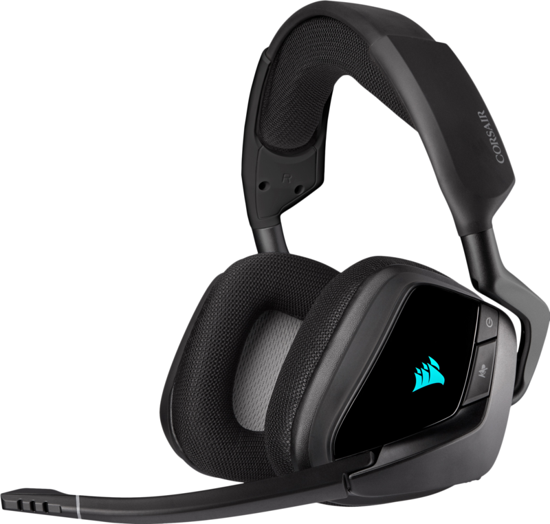 Corsair Void RGB Elite Draadloze Gaming Headset PC/PS5 Carbon/Zwart