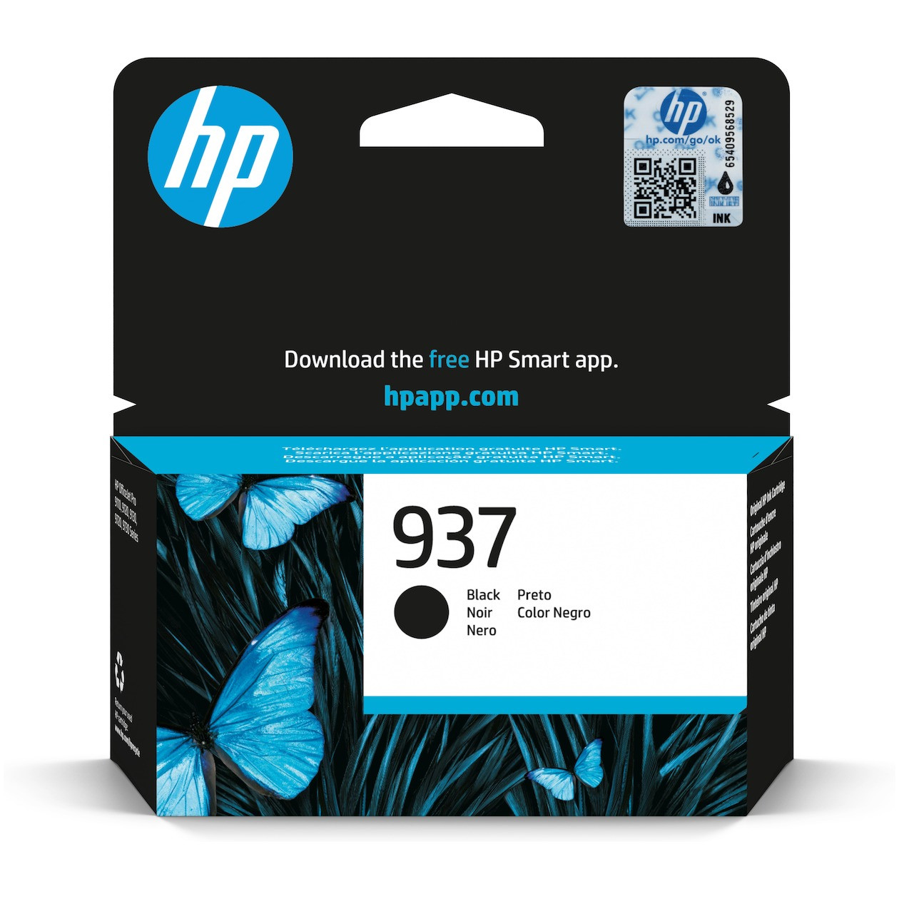 HP 937 Cartridge Inkt Zwart