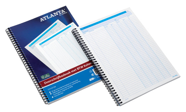 Doorschrijfkasboek Atlanta A4 50x2vel met BTW | 20 stuks