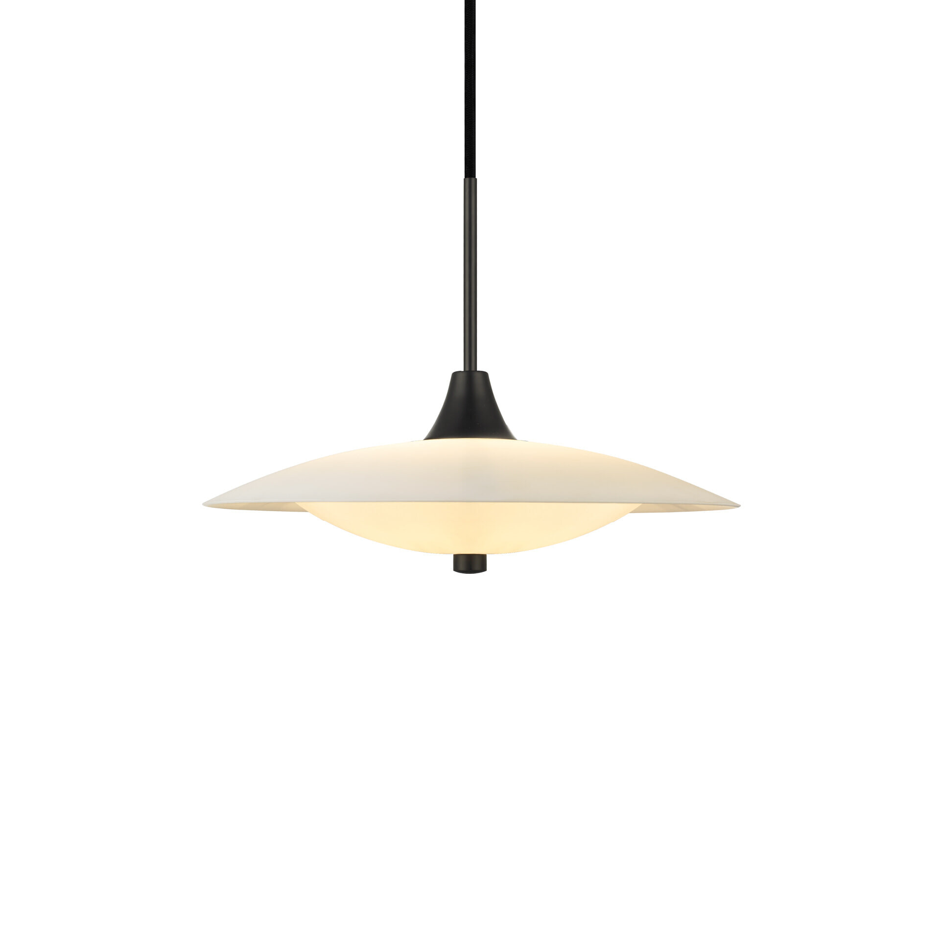 Halo Design Hanglamp Baroni - Opaal / Zwart